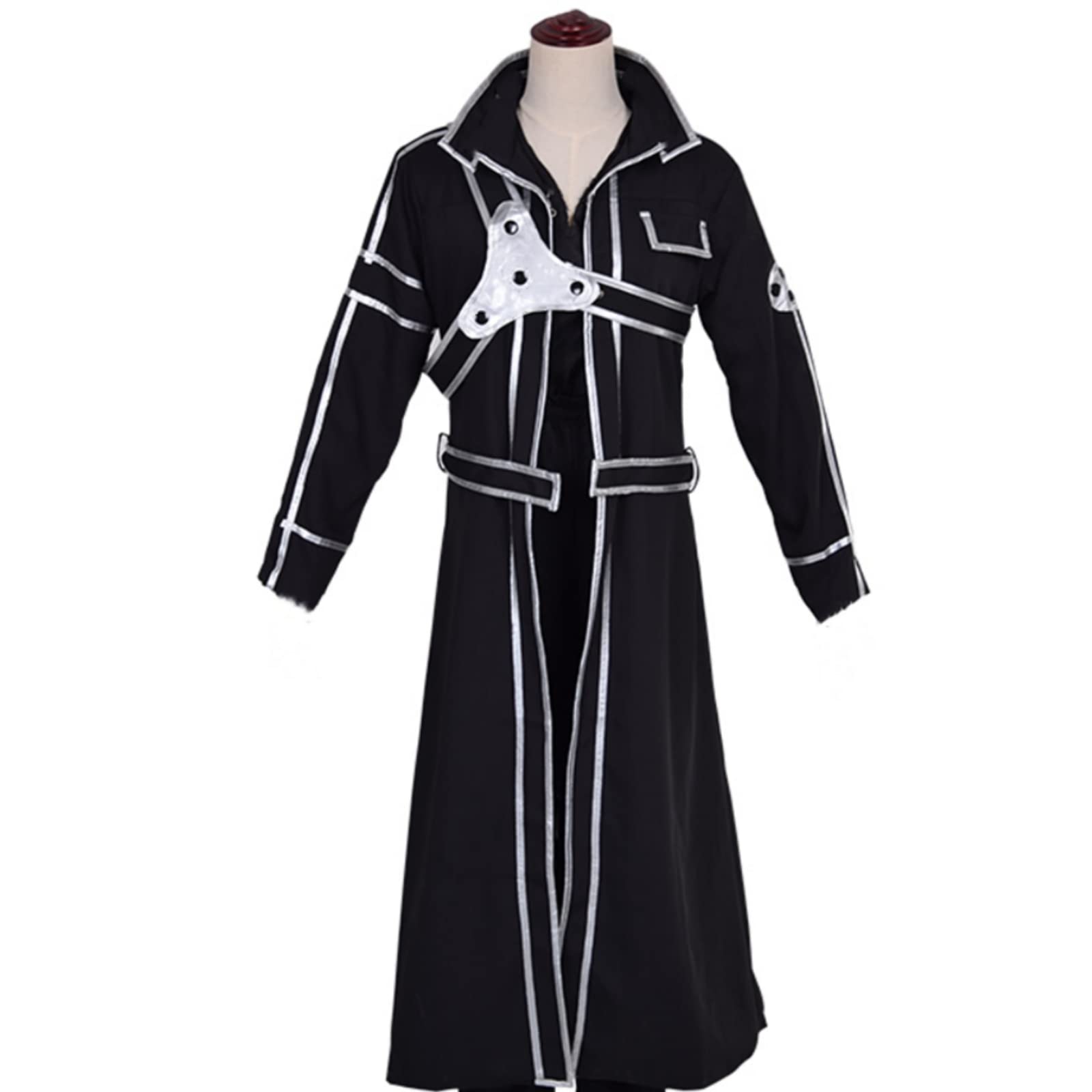 Halloween Anime Sword Art Online Kirito Cosplay Jacket - Perfect for Cosplay, Halloween Costumes & Anime Conventions