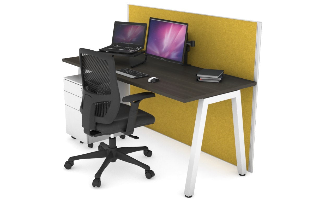 Horizon Quadro A Legs Office Desk - 1600L x 700W Modern Workstation for Home & Office - Perfect for Remote Work, Study & Professional Workspaces