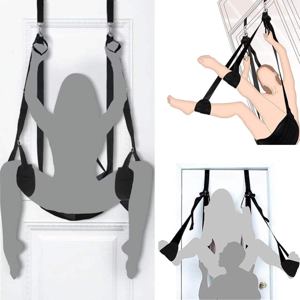 **Adjustable Adult Sex Swing for Couples - 300LB Capacity Doorway Sling Stand, Bedroom Bonding Toy for Romantic Play & Spice Up Intimacy - Perfect for Couples, BDSM, and Sensual Exploration**