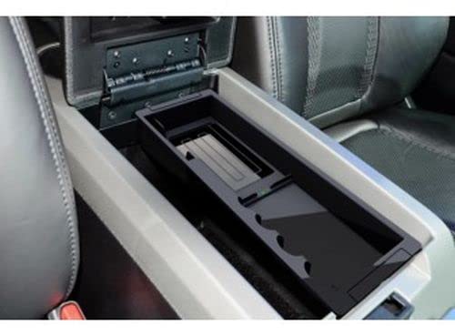 Wireless Charger & Center Console Organizer for Ford F150 (2015-2023) | Qi-Certified Fast Charging | Anti-Slip Storage Box | Perfect for Road Trips & Daily Commute