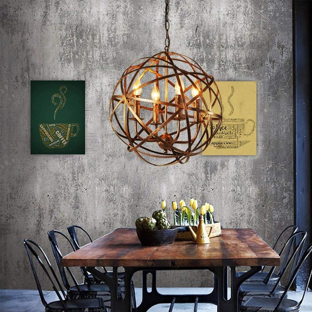E14 Adjustable Metal Hanging Ceiling Light Fixture - Durable Modern Pendant Lamp for Dining Room, Bathroom, Living Room | Perfect for Home Decor, Restaurant Lighting & Office Spaces