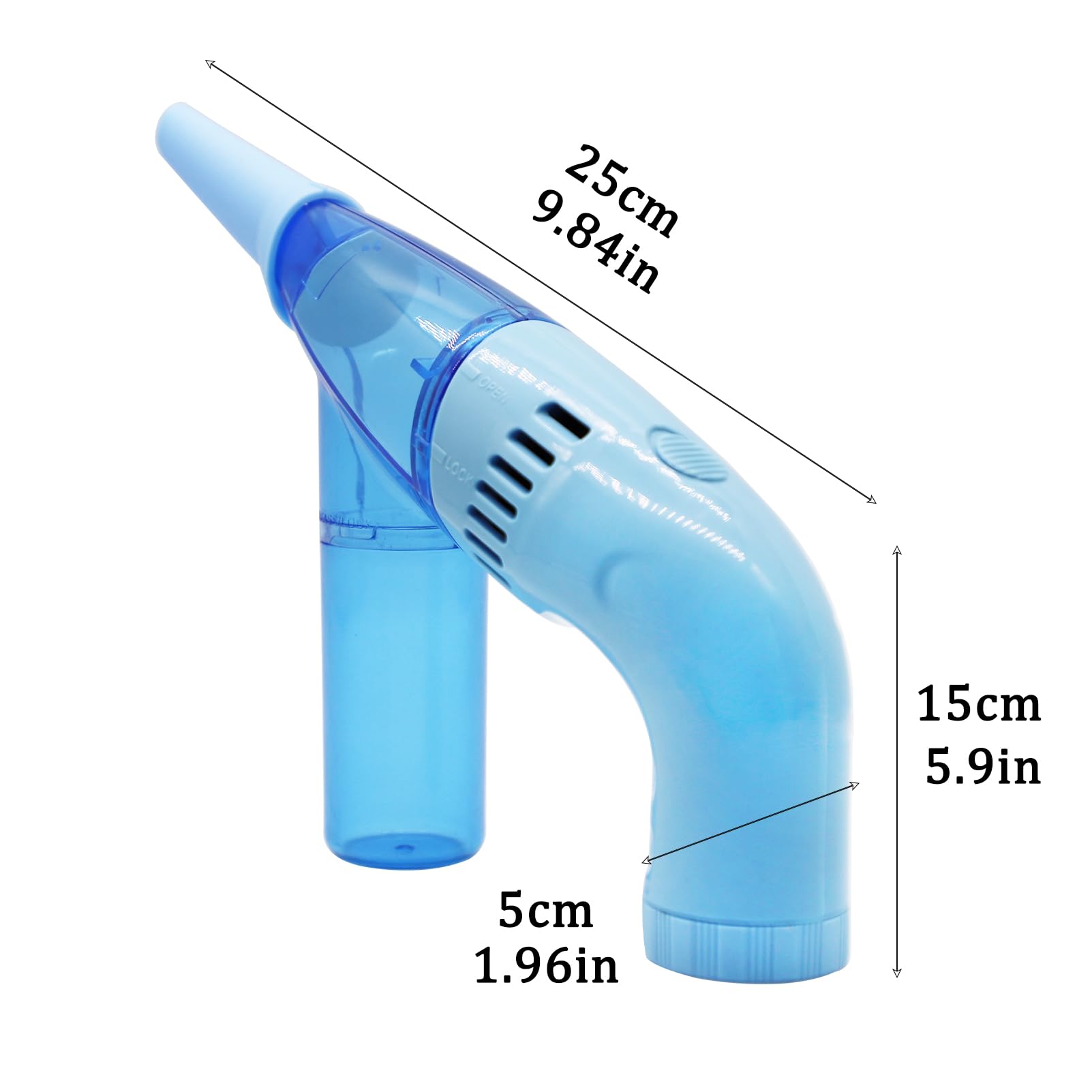 Electric Bead Suction Tool - Handheld Vacuum for Jewelry Making, Tiny Bead Cleaner & Bug Vacuum Machine - Portable Craft & Car Cleaning Device (Blue) | Perfect for Jewelry Design, Crafting & Small Debris Removal