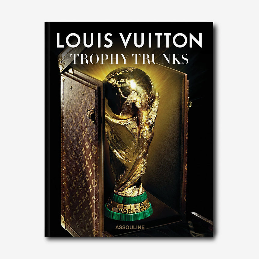 Assouline Louis Vuitton Trophy Trunks - Luxury Travel & Storage Cases for Collectibles & Memorabilia | Perfect for Home Decor & Display