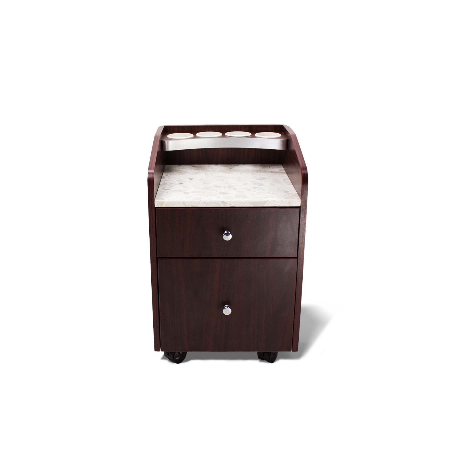 AVON I Pedicure Trolley - Professional Rolling Manicure & Pedicure Station for Nail Salons & Spas | Portable Beauty Cart with Storage for Nail Technicians | Perfect for Salon, Home Use & Mobile Services
