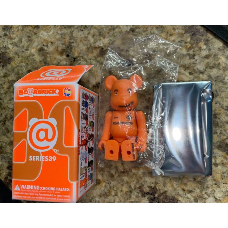 Bearbrick Series 39 SUPER Secret FCRB x READYMADE 100% Collectible Figure - Perfect for Anime Fans, Streetwear Enthusiasts & Home Decor Display