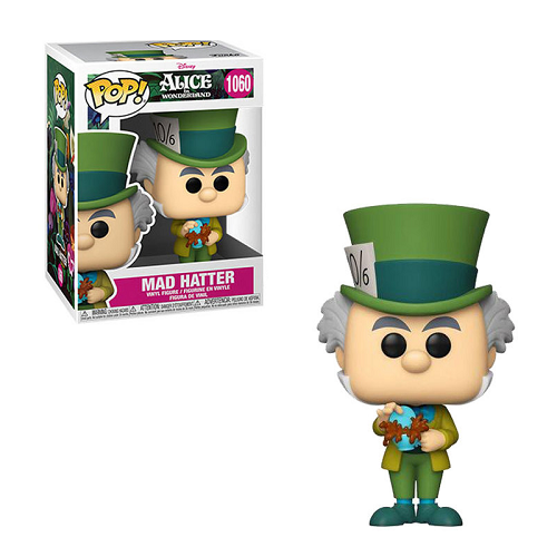 Funko Pop! Alice in Wonderland Mad Hatter Vinyl Figure #1060 - Collectible Toy for Disney Fans, Perfect for Display & Gift Giving