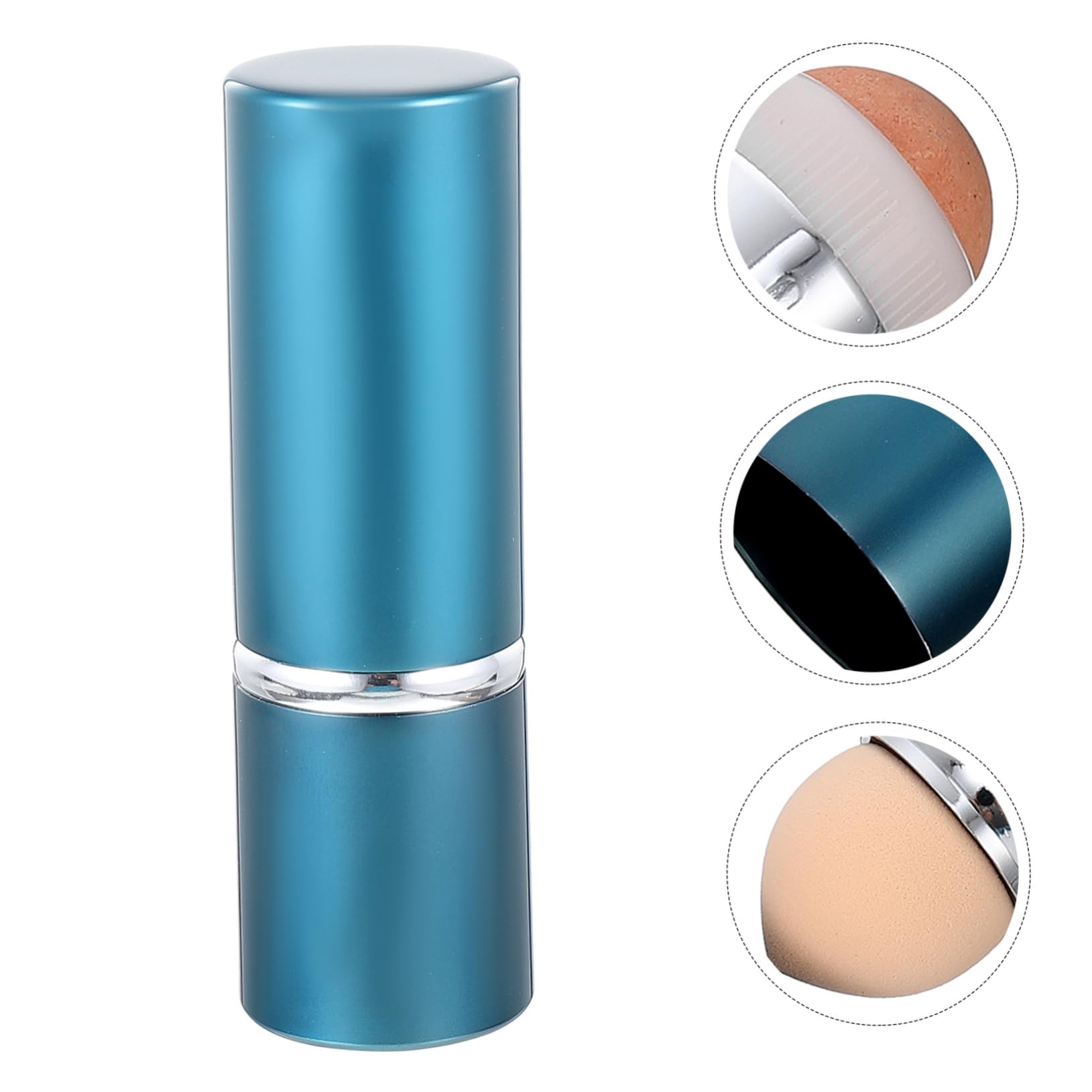 Oil Absorbing Volcanic Stone Face Roller - Aluminum Alloy Oil Control Ball for Makeup & Skincare | Portable Oil-Removing Gadget for Oily Skin, Touch-ups & On-the-Go Use