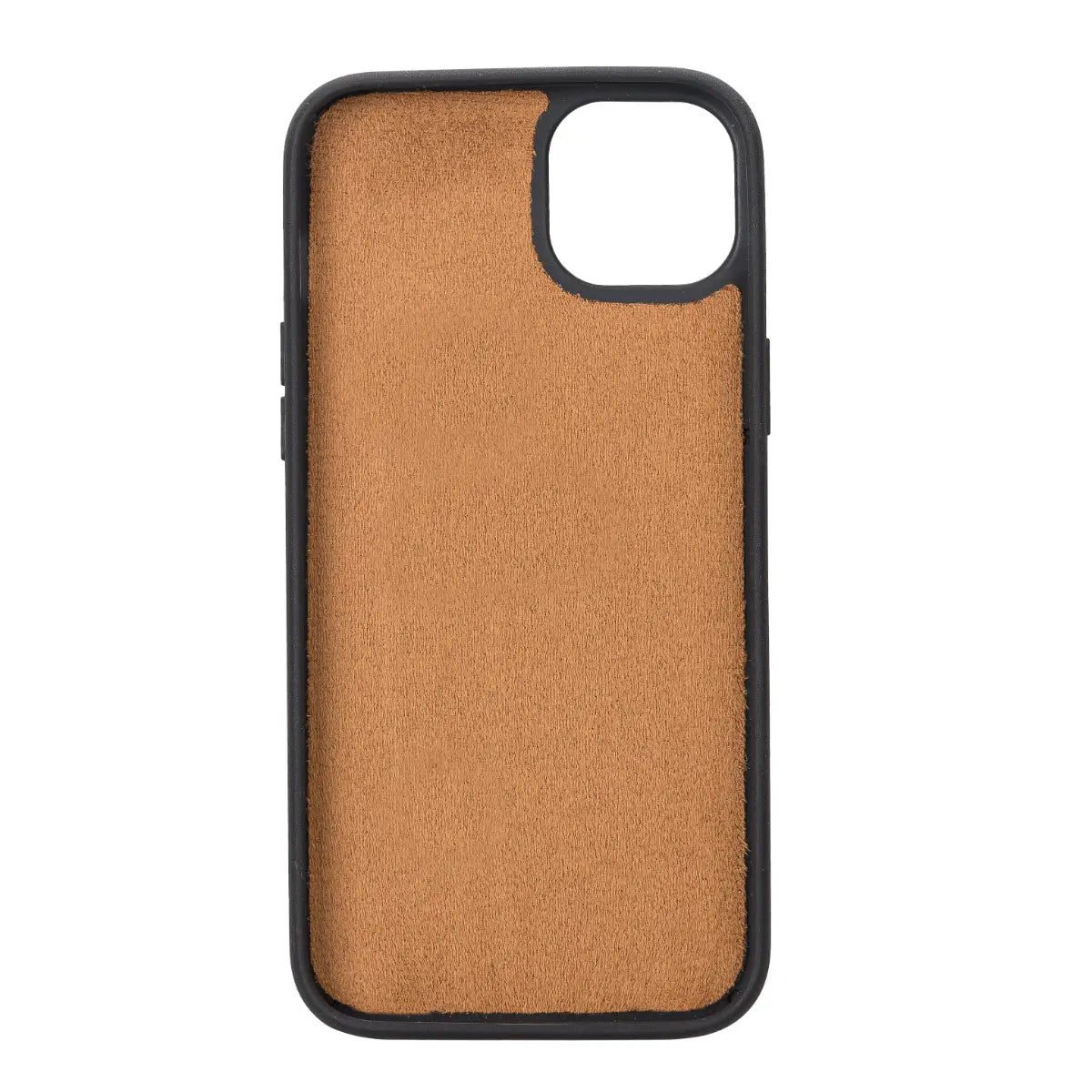 Premium Camel Brown Genuine Leather Wallet Case for iPhone 14 Plus - Slim Protective Cover with Card Slots | Perfect for Everyday Use, Travel & Business
