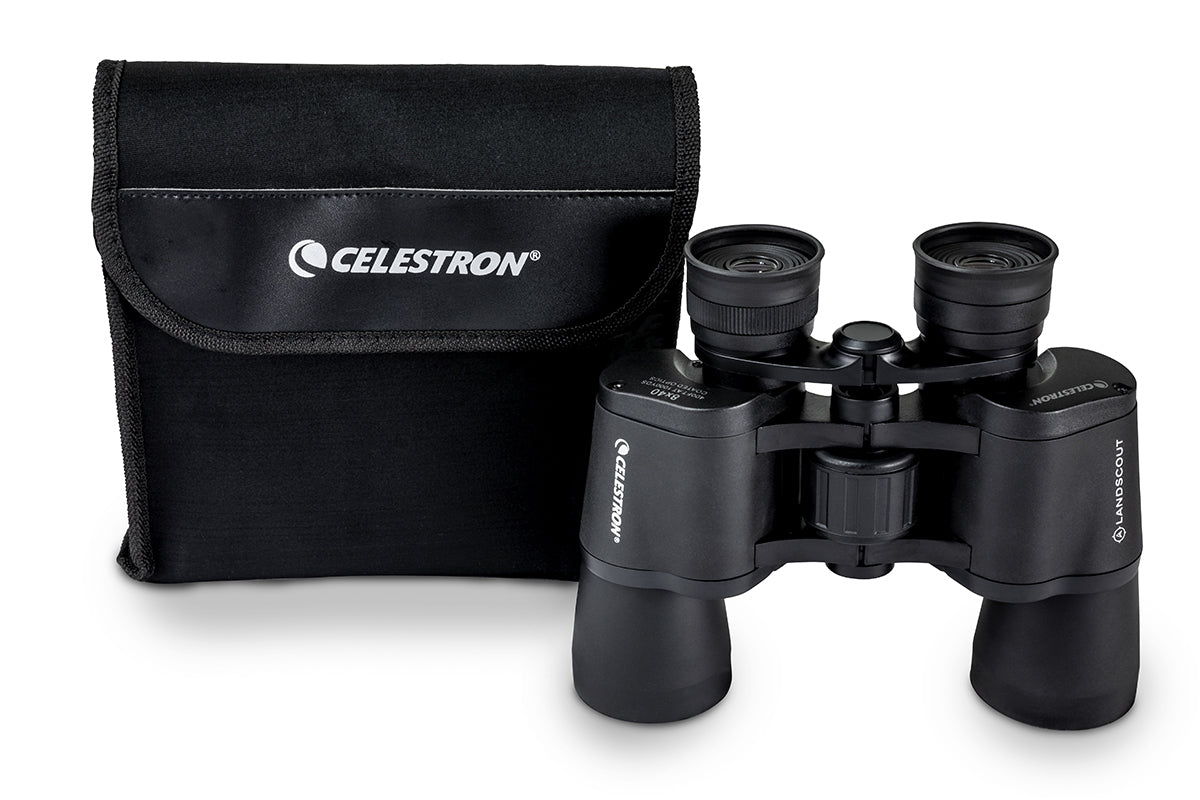 LandScout 8x40mm Porro Prism Binoculars - High Power Waterproof Compact Binoculars for Bird Watching, Hunting, Hiking & Outdoor Adventures