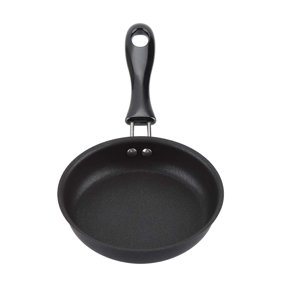 CUIFATI 4.7 Inch Mini Frying Pan - Nonstick Portable Egg Pan for Camping, Travel & Home Cooking | Perfect for Eggs, Pancakes & Small Meals