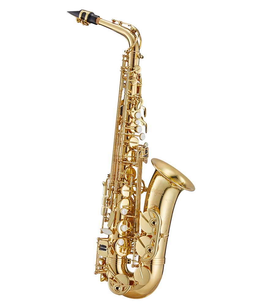 Antigua Winds AS3108 Intermediate Alto Saxophone - Lacquered Brass Body, Professional Quality for Students & Musicians - Perfect for Jazz, Concert & Band Performances