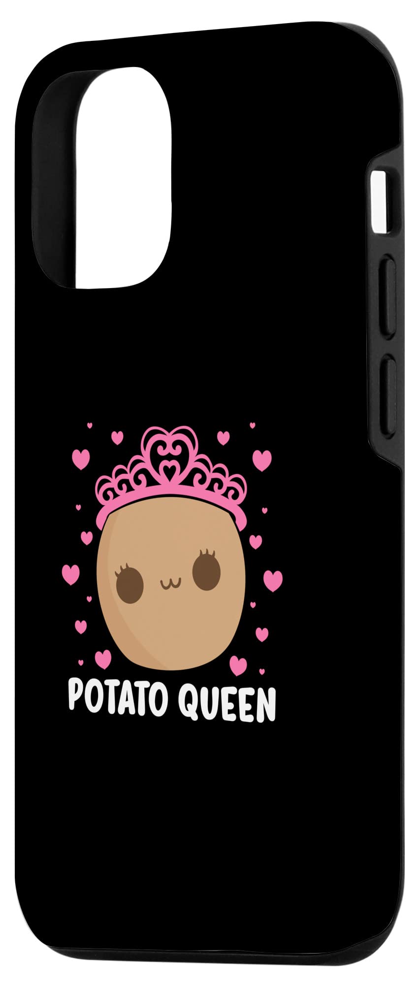 iPhone 12/12 Pro Case - Funny Potato Queen Design - Protective Phone Cover for Potato Lovers - Perfect Gift for Gamers, Foodies & Pop Culture Fans