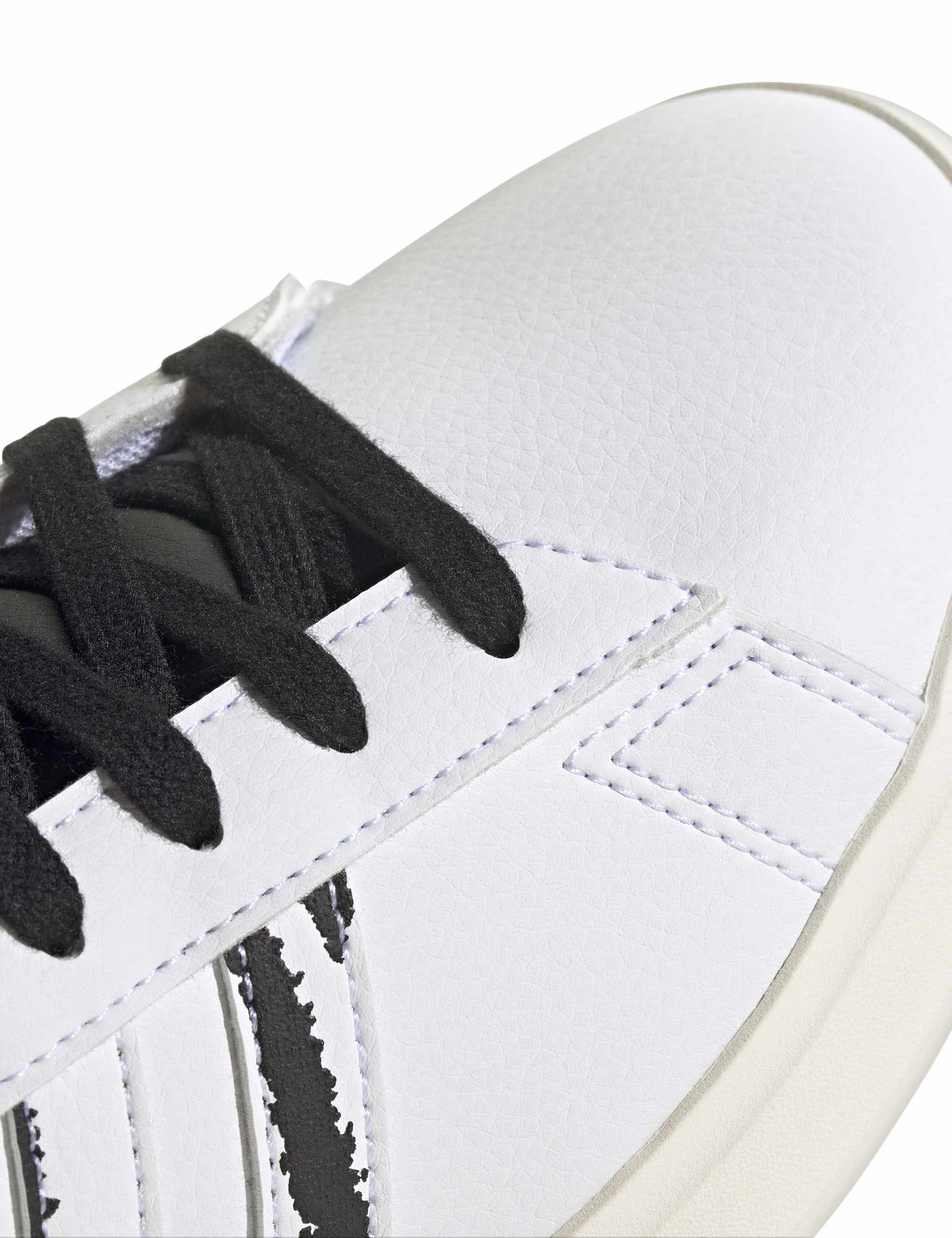 Adidas Grand Court 2.0 Sneakers - Cloud White/Core Black - Comfortable Tennis Shoes for Men & Women - Perfect for Casual Wear, Gym & Outdoor Activities