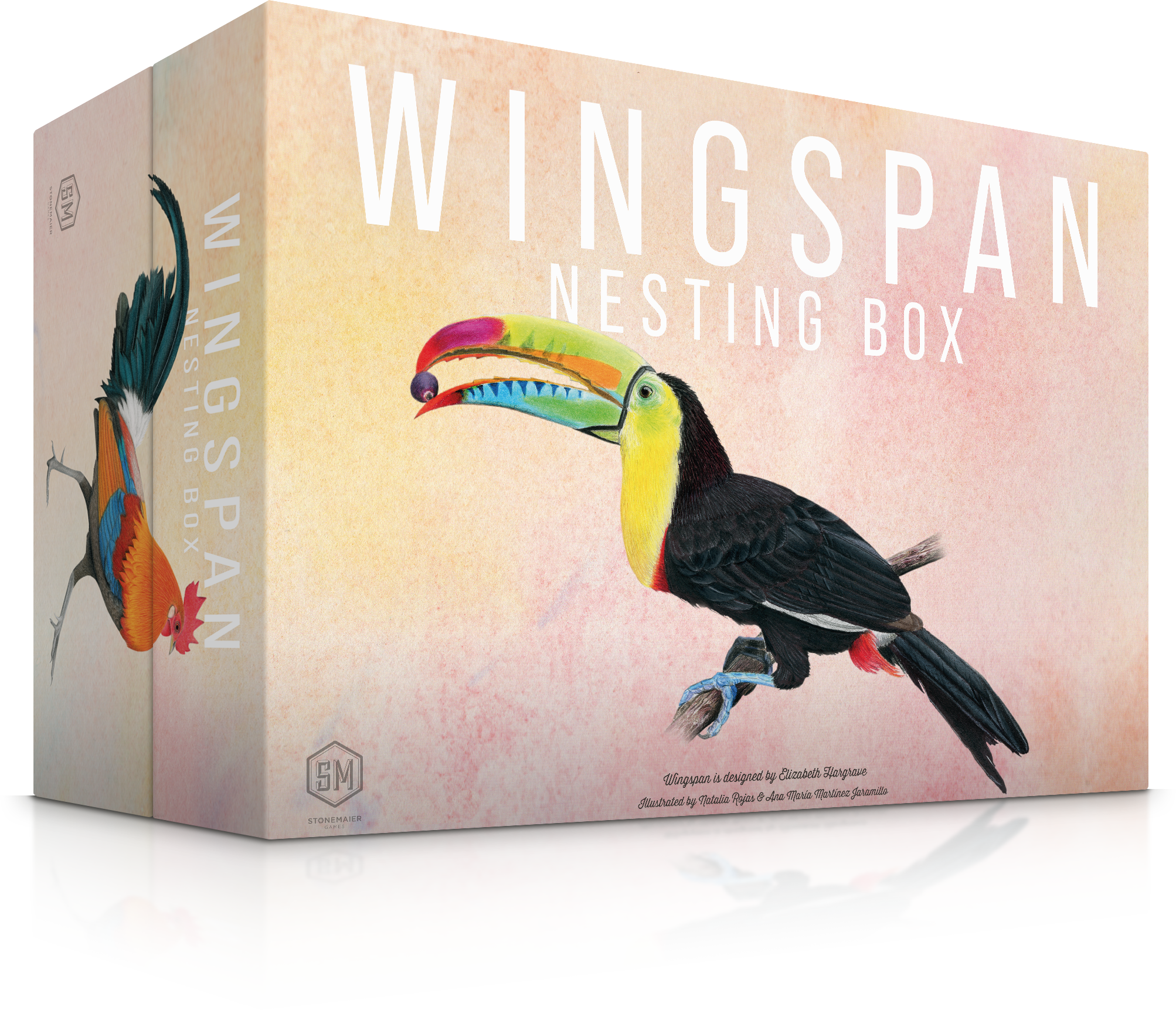 Wingspan Nesting Box for Birds - Premium Wooden Birdhouse for Backyard, Garden & Outdoor Use - Attract Wild Birds & Enhance Your Birdwatching Experience