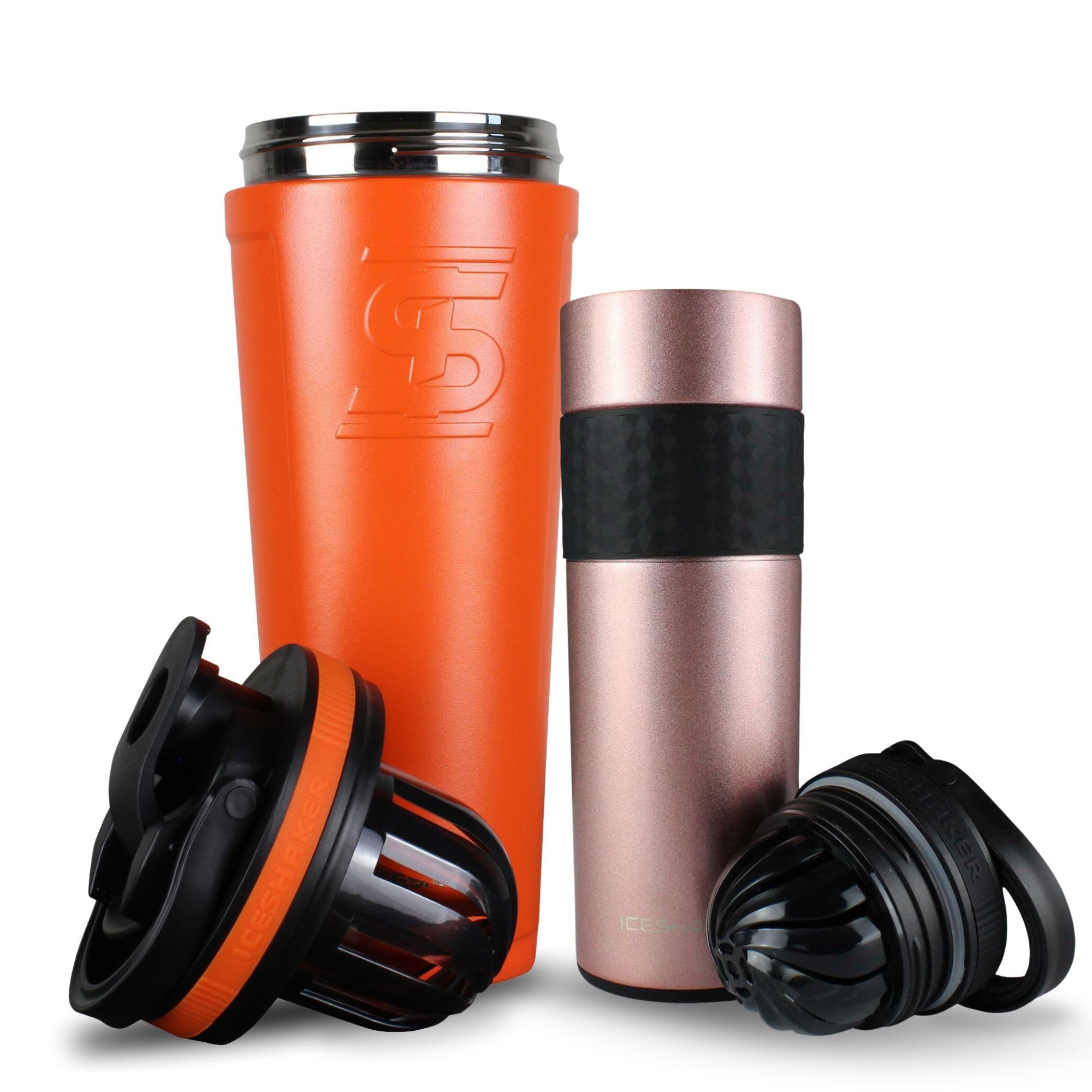 Premium His & Her Protein Shaker Bottle Set - 20oz Leak-Proof Mixing Cups for Gym, Workouts & Post-Training Recovery - BPA-Free Fitness Accessories for Couples