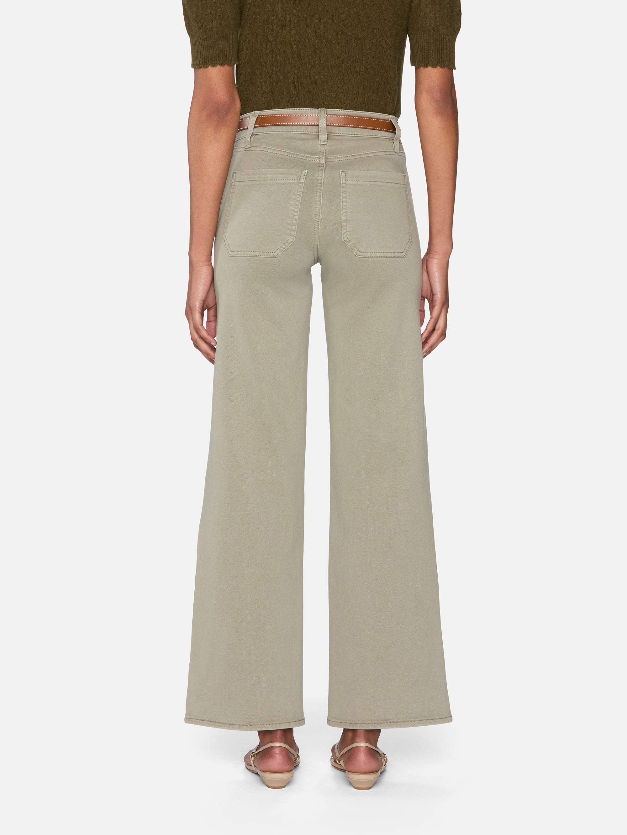 Le Slim Palazzo Modernist Pocket Pants - Stylish High Waisted Wide Leg Trousers for Women | Perfect for Office, Casual Wear & Travel