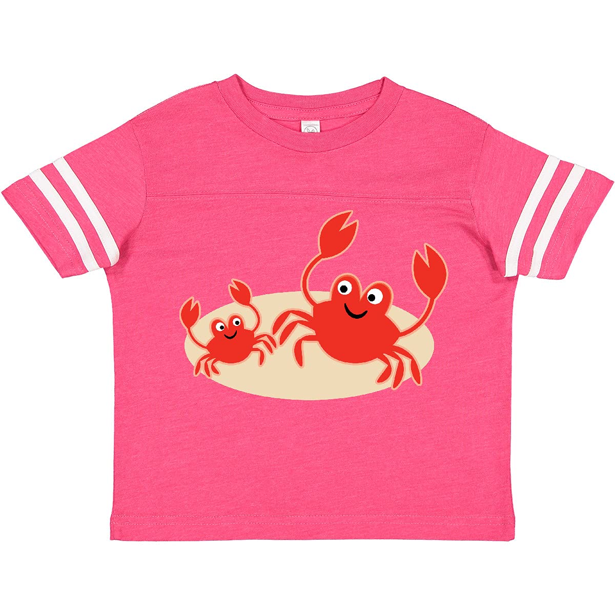 Inktastic Cute Beach Crabs Vacation Toddler T-Shirt - Soft Cotton Tee for Boys & Girls - Perfect for Summer Trips, Beach Outings & Family Vacations