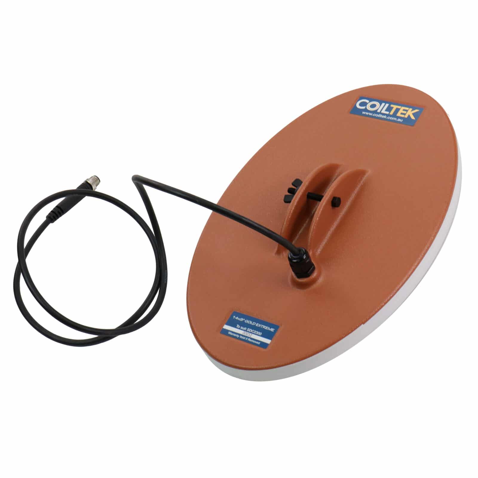 Coiltek 14 x 9 Elliptical Gold Extreme Search Coil for Minelab SDC 2300 Metal Detector - Premium Gold Prospecting Accessory for Professional Treasure Hunters & Outdoor Adventures