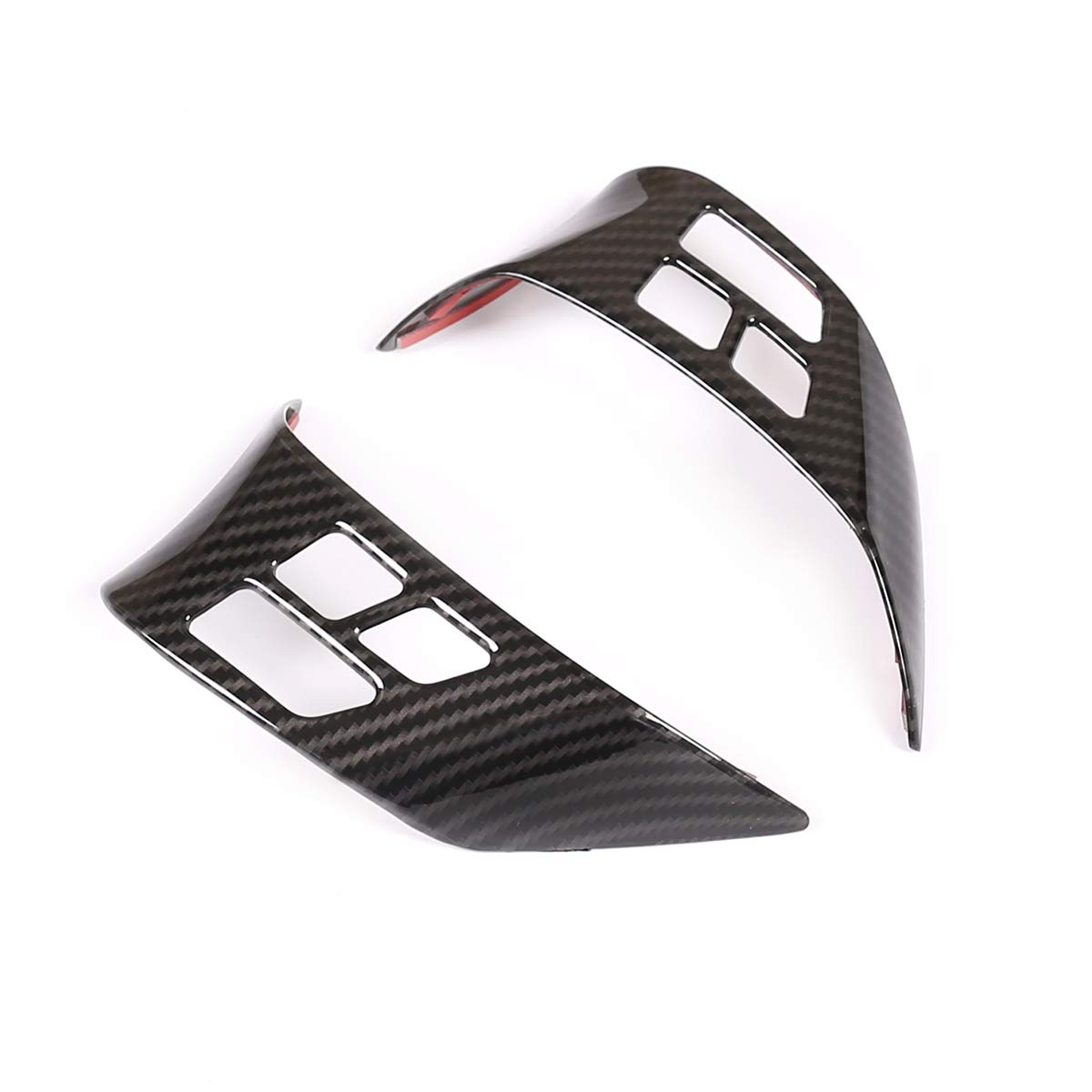 BMW X1 E84 (2010-2013) & 3 Series E90 E92 (2005-2012) ABS Chrome Steering Wheel Button Frame - Carbon Fiber Accessory for Enhanced Interior Styling & Driving Comfort