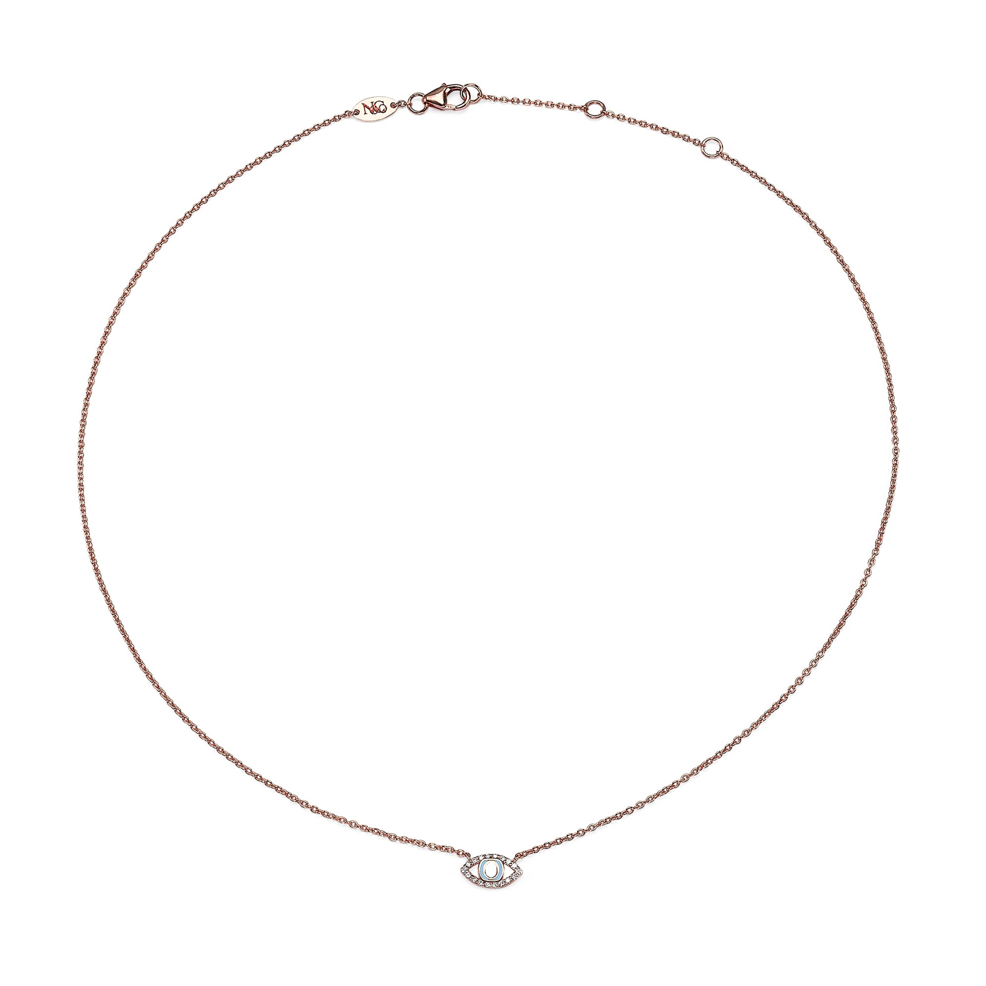 Elegant Eye Necklace for Women - Dainty Evil Eye Pendant Jewelry Gift for Her - Perfect for Everyday Wear, Protection & Spiritual Healing