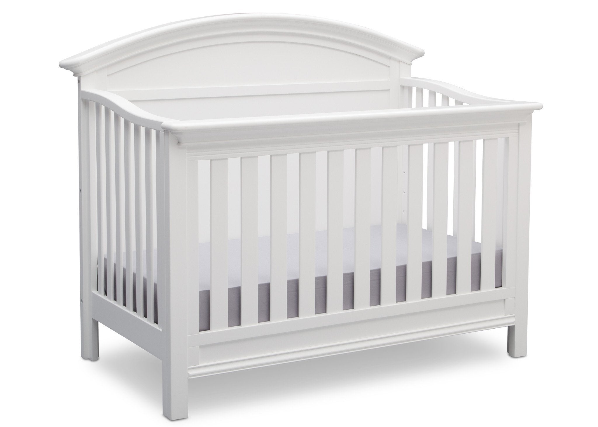 Adelaide 4-in-1 Convertible Baby Crib - Toddler Bed, Daybed & Full-Size Bed - Safe Nursery Furniture for Newborns & Kids - Perfect for Bedrooms, Daycare & Guest Rooms