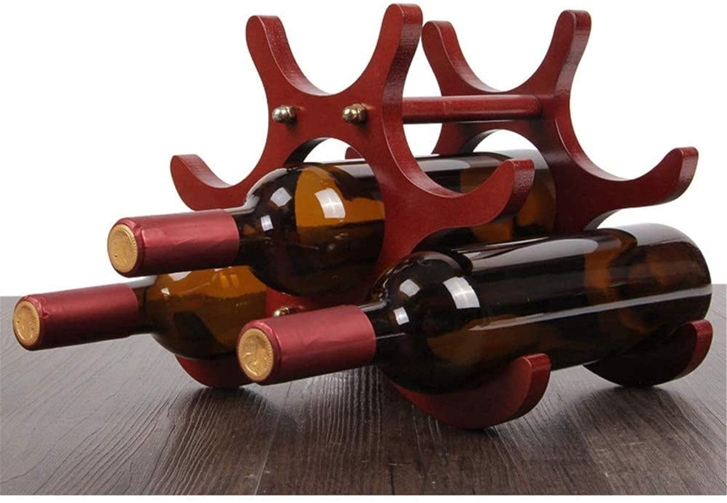 Vintage Industrial Wooden Wine Rack - Wall Mounted Foldable Display Shelf for Wine Bottles Storage | Perfect for Kitchen, Dining Room & Home Bar Decor