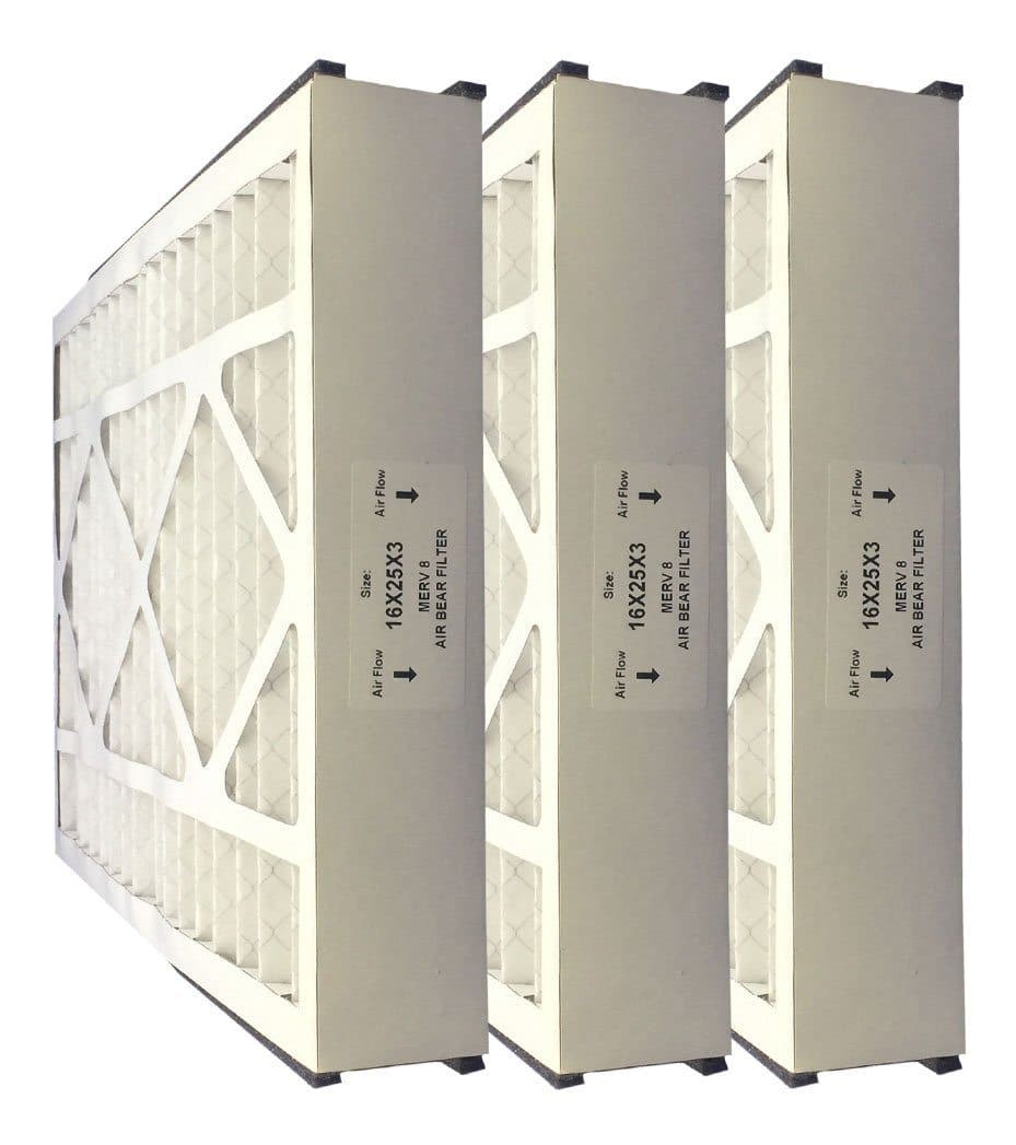 Atomic 255649 101 Trion Air Bear Cub 16x25x3 MERV 8 Air Filter - 3 Pack | Perfect for Home HVAC Systems & Air Purifiers