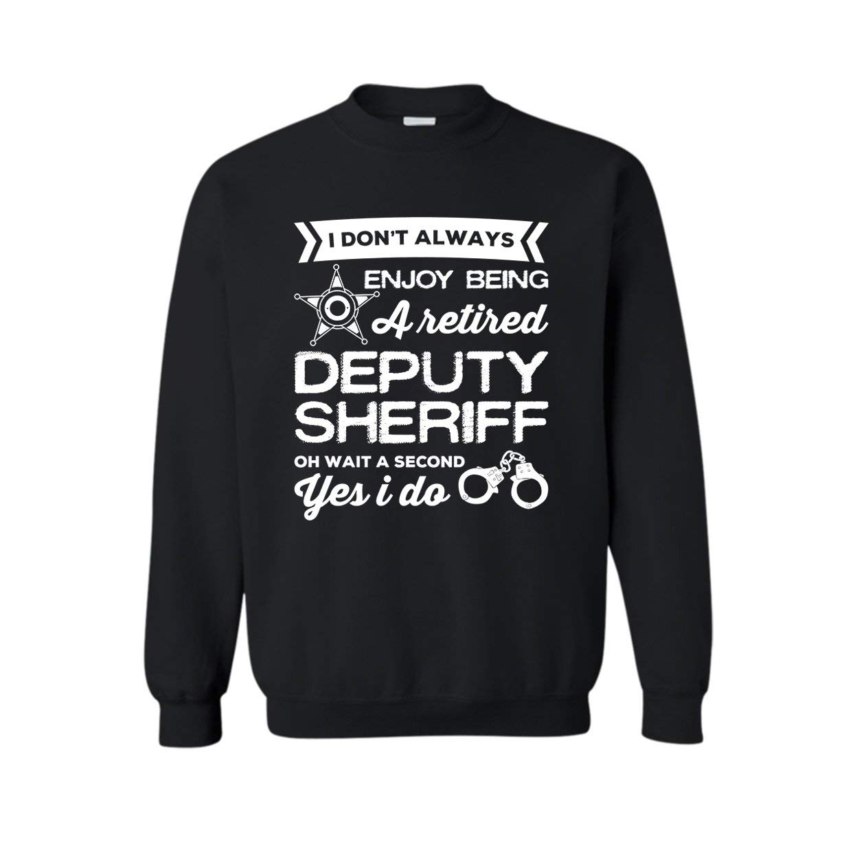 Two Camel Retired Deputy Sheriff Sweatshirt for Men & Women - Comfortable Pullover for Law Enforcement Appreciation, Casual Wear & Outdoor Activities