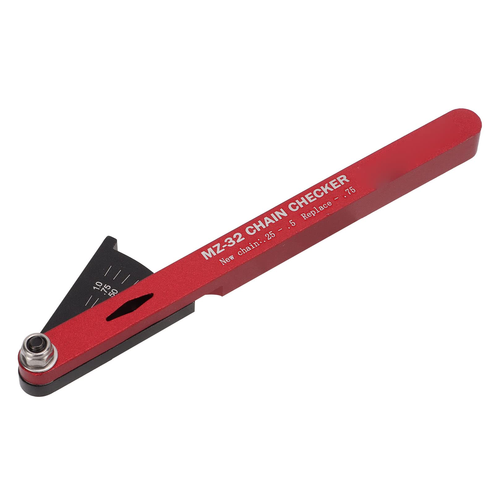 Demeras Bicycle Chain Wear Indicator Tool - Multifunctional Bike Chain Repair Gauge, Durable Aluminum Alloy for Quick Chain Length Checking | Perfect for Road Bikes, Mountain Bikes & Cycling Maintenance