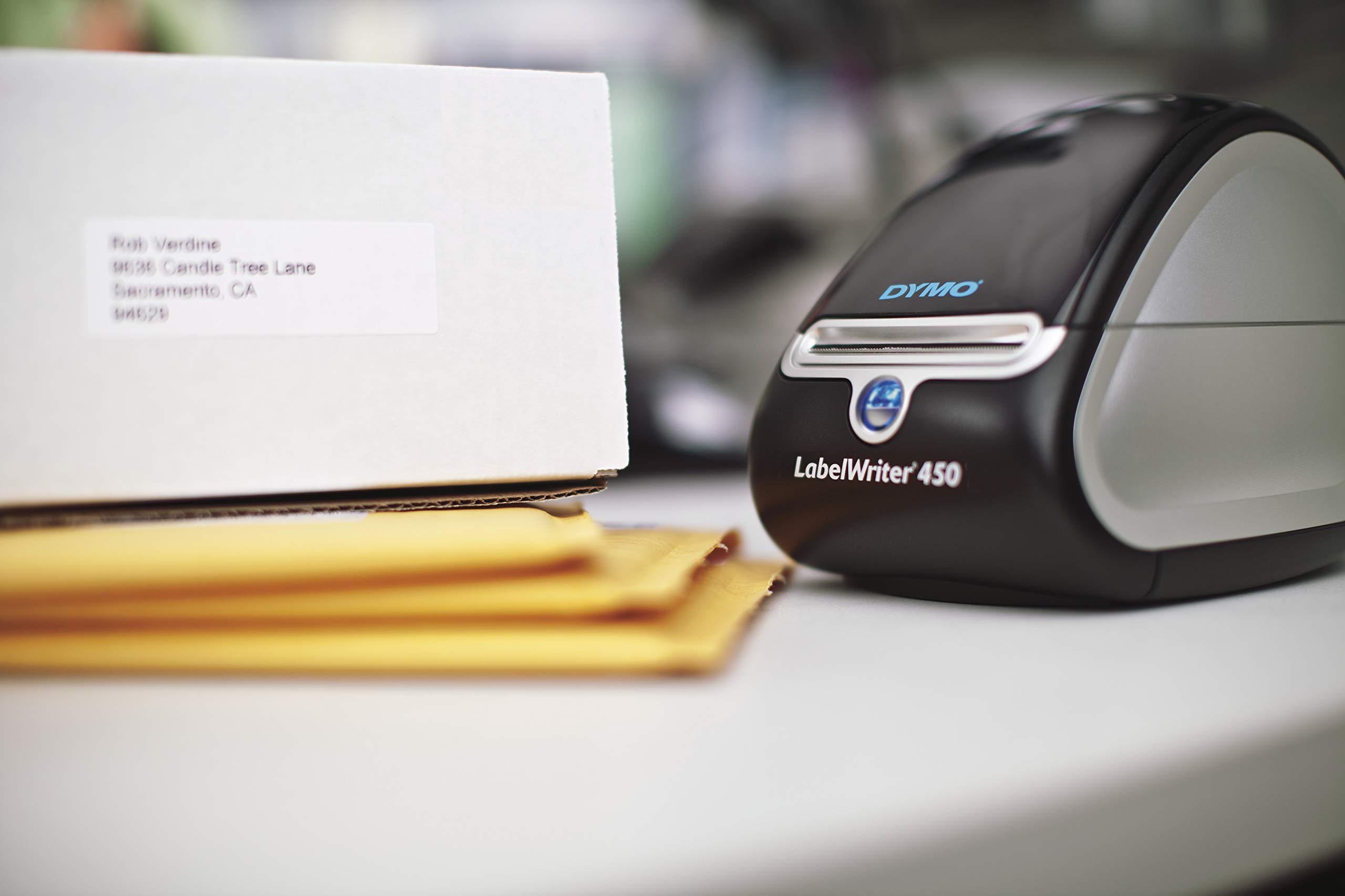 DYMO LabelWriter 450 Thermal Label Printer (1752264) - Refurbished Shipping Label Maker for eBay, Amazon, Etsy & Small Business Packaging