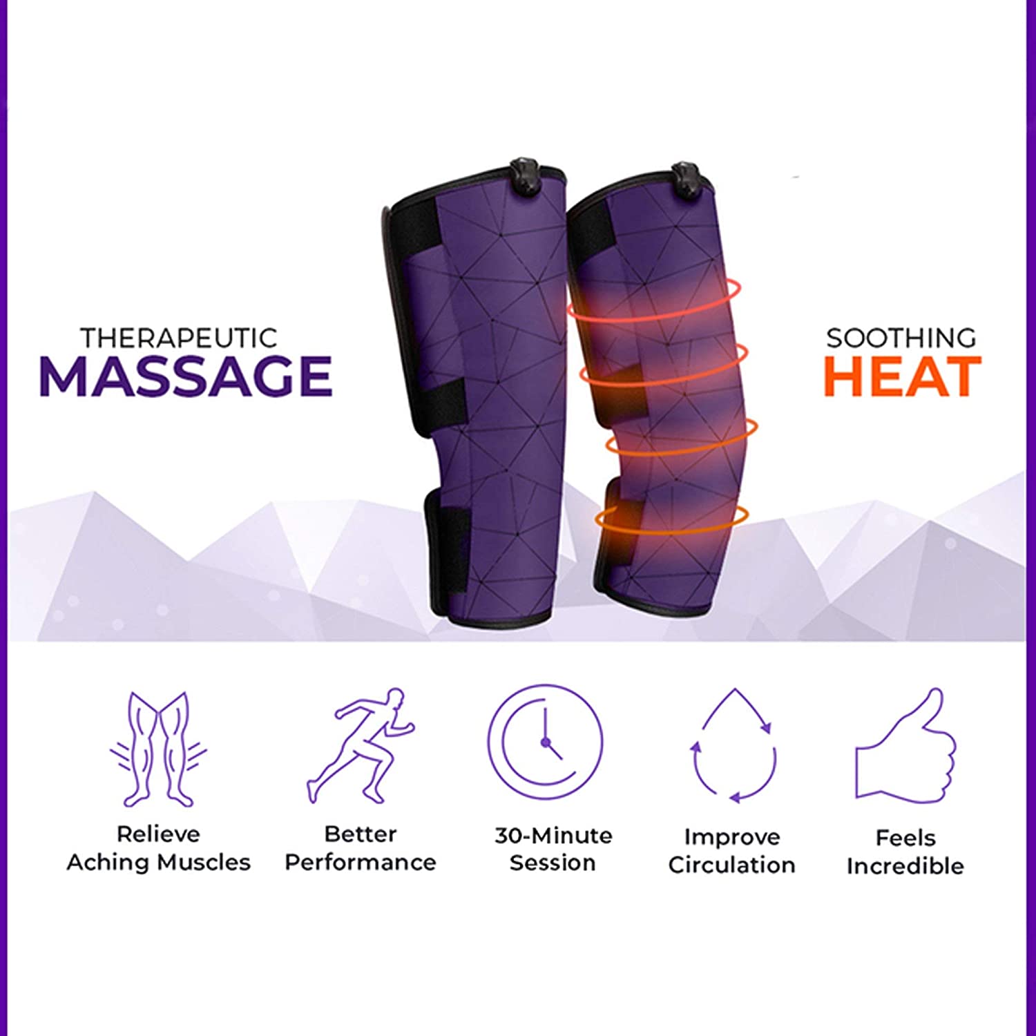 Thermosage 7-in-1 Circulation Enhancing Massager - Relieve Muscle Pain & Improve Blood Flow - Perfect for Home, Office & Post-Workout Recovery
