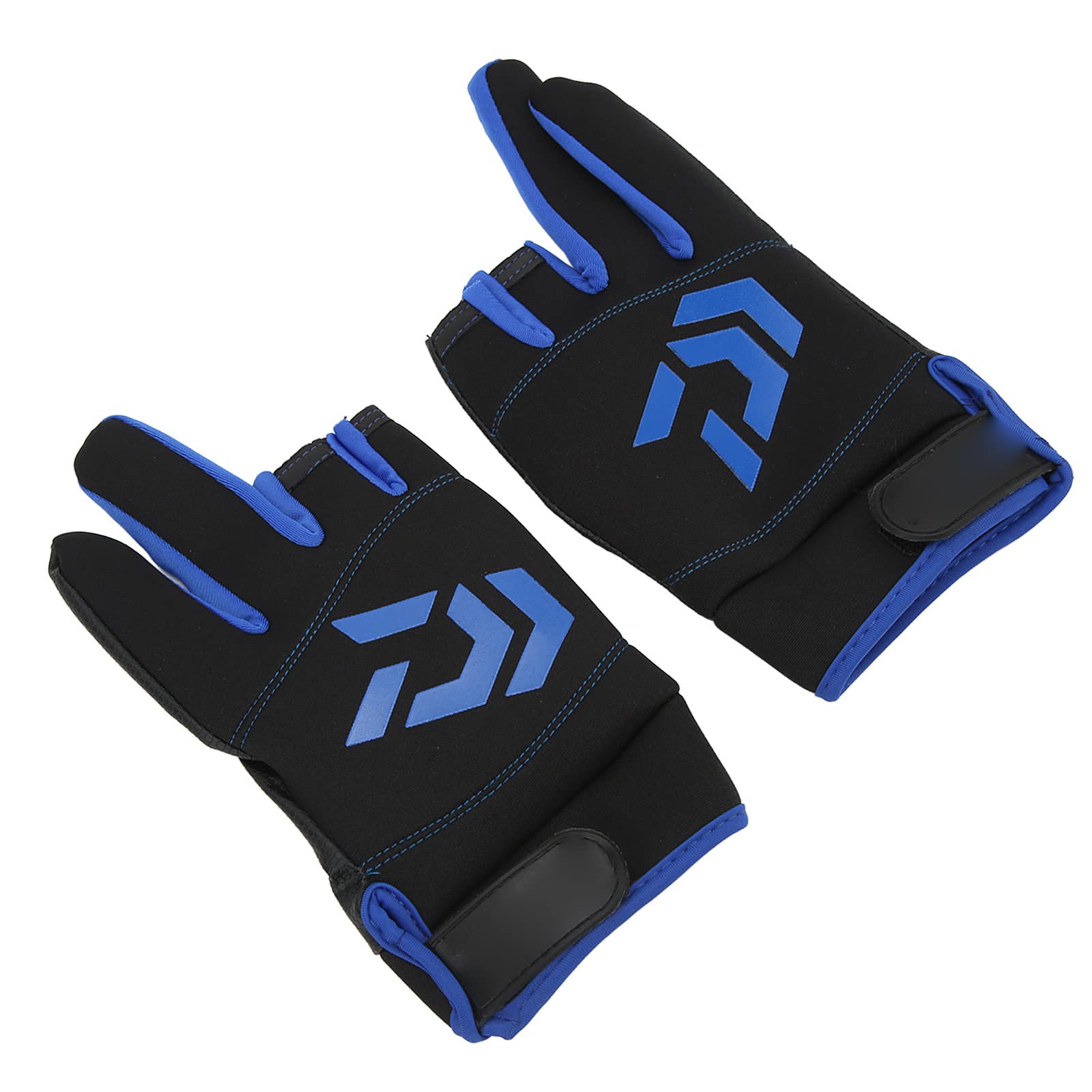 LBEC Touch Screen Outdoor Fishing Gloves - Non-Slip Textured Nylon, Breathable Fingerless Design with Self-Adhesive Grip - Durable & Wear-Resistant for Fishing, Kayaking, and Water Sports
