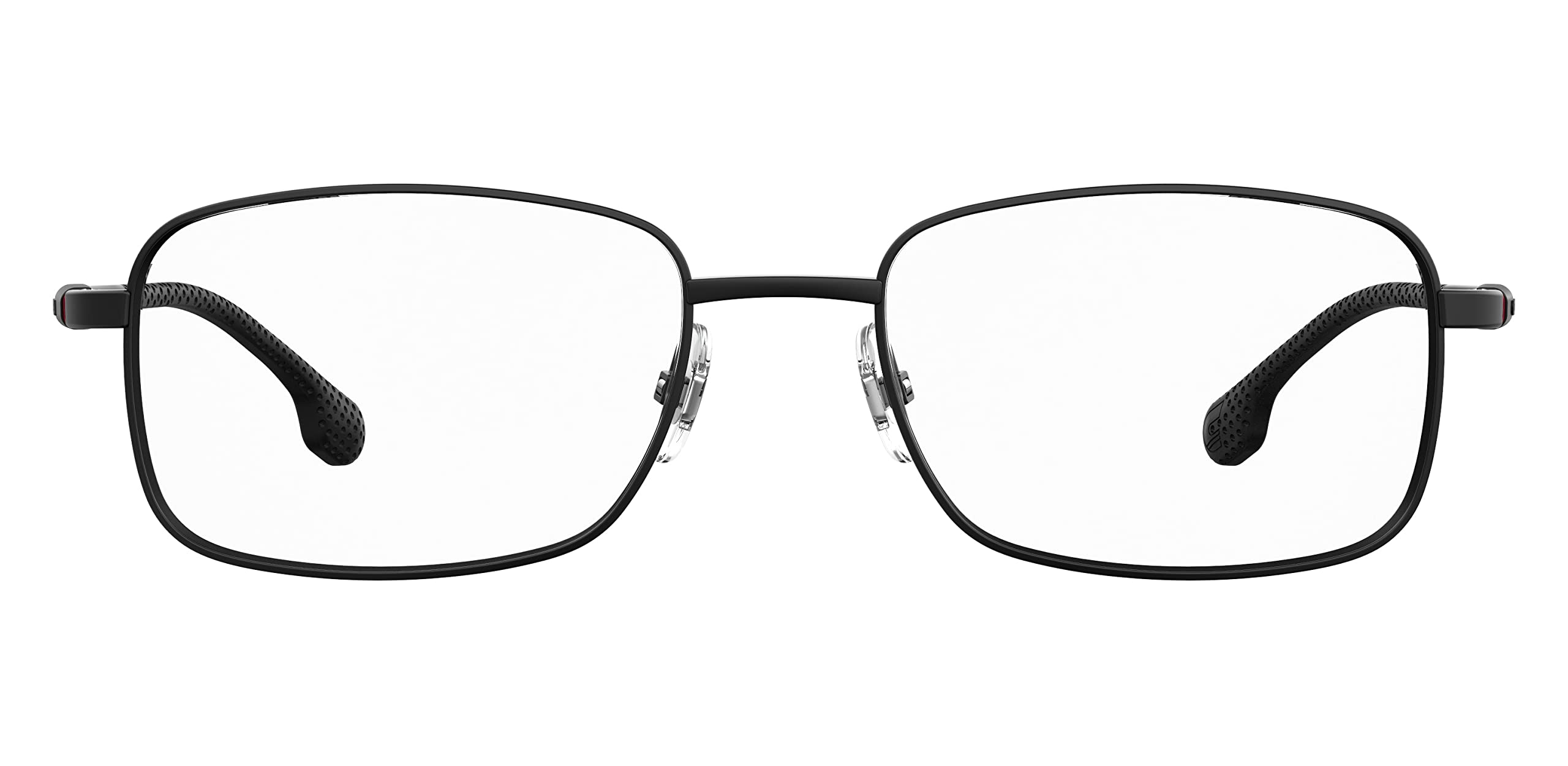 Carrera 8848 Rectangular Prescription Eyeglass Frames for Men - Matte Black, 55mm Lens Width, 18mm Bridge - Stylish & Lightweight for Work, Driving & Everyday Wear