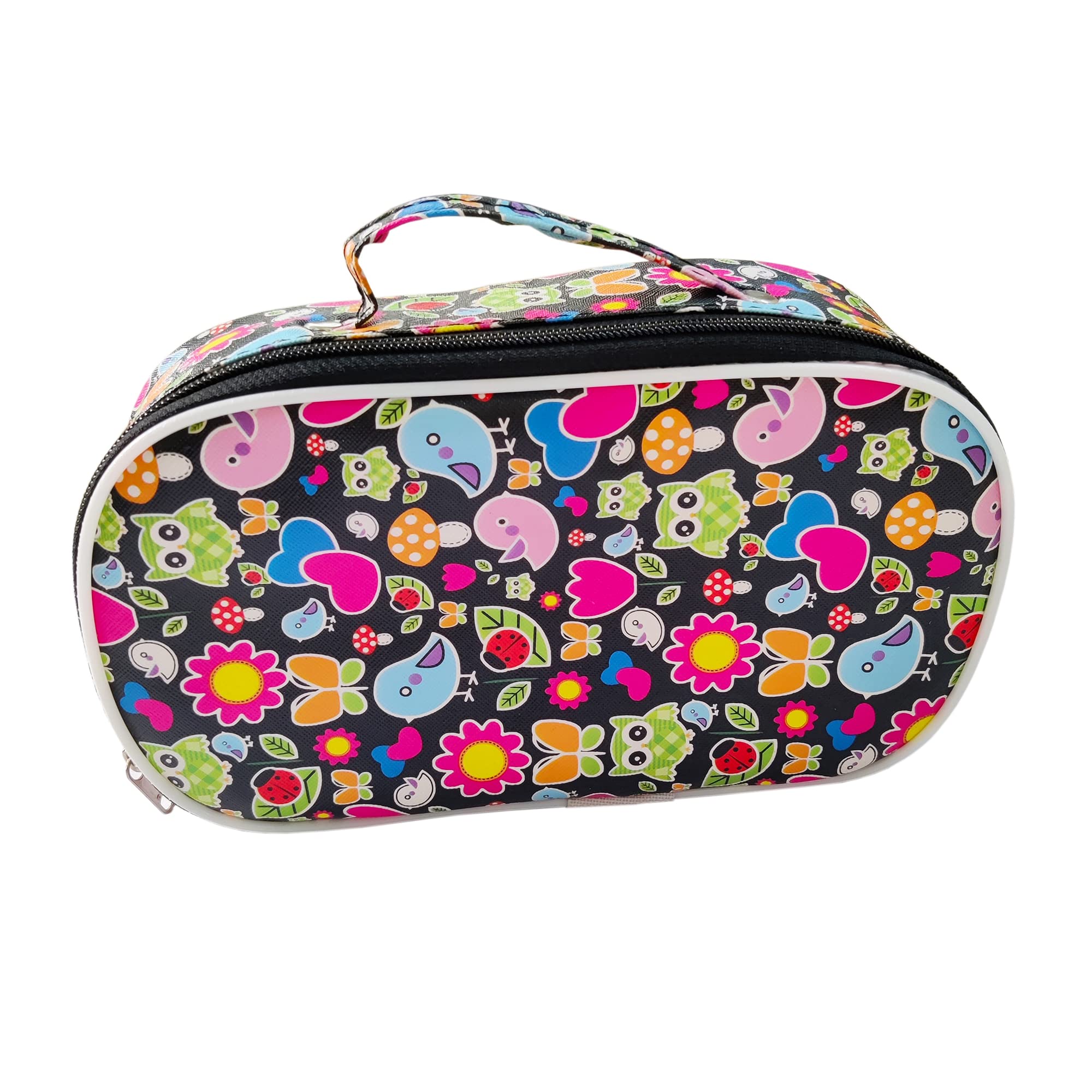 DMS RETAIL Waterproof Cosmetic Bag Organizer Set of 2 - Travel Makeup Pouch & Toiletry Bag for Women | Perfect for Vacation, Gym, and Daily Essentials Storage