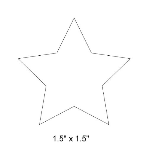 Star Stencils for Wall Painting - Reusable Classroom & Kids Room Decor Stencils - Perfect for DIY Home Decor, Nursery, and Educational Spaces