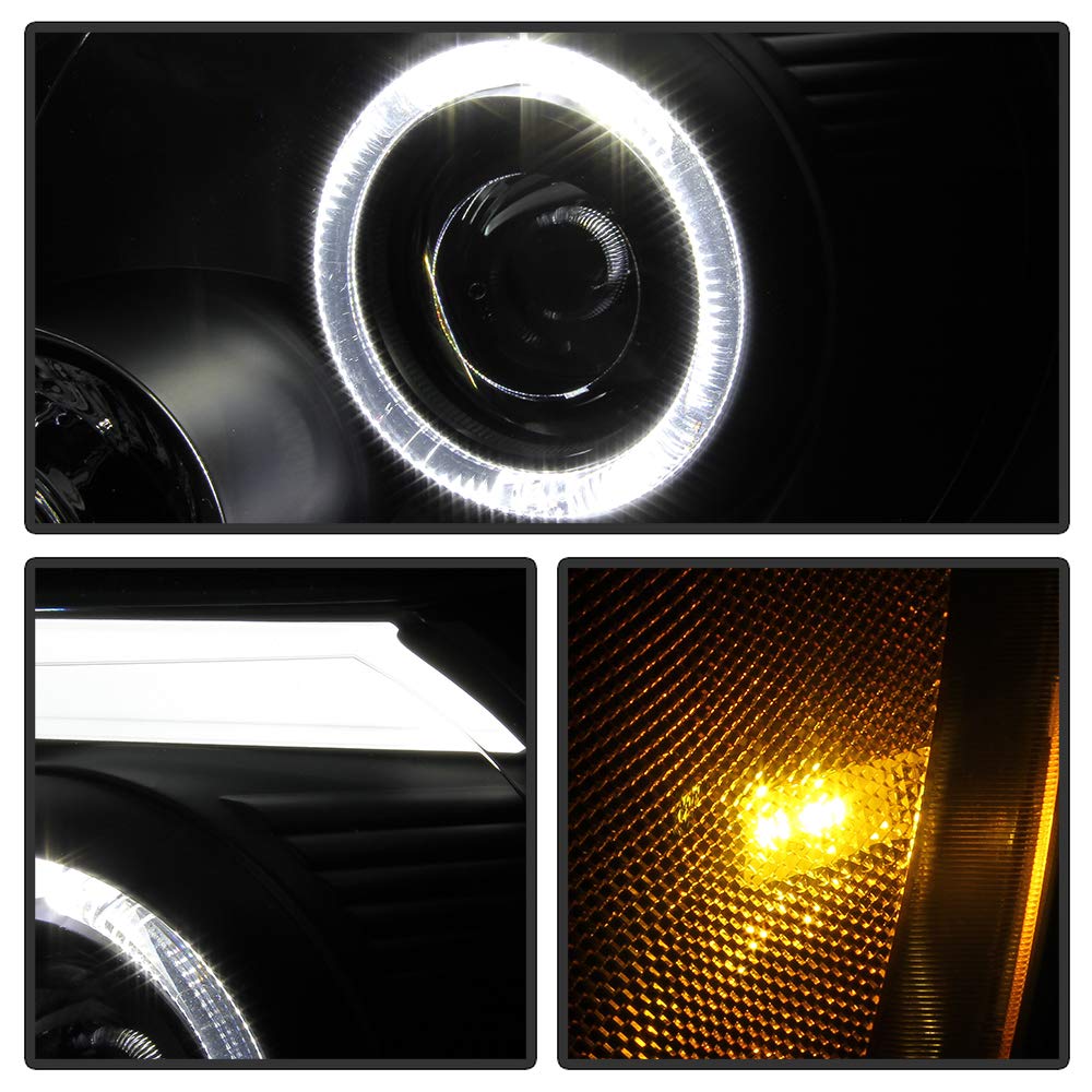 08-12 Ford Escape LED DRL Headlight Tubes - Black/Clear Lens for Enhanced Visibility & Style | Perfect for Night Driving & Custom Car Upgrades