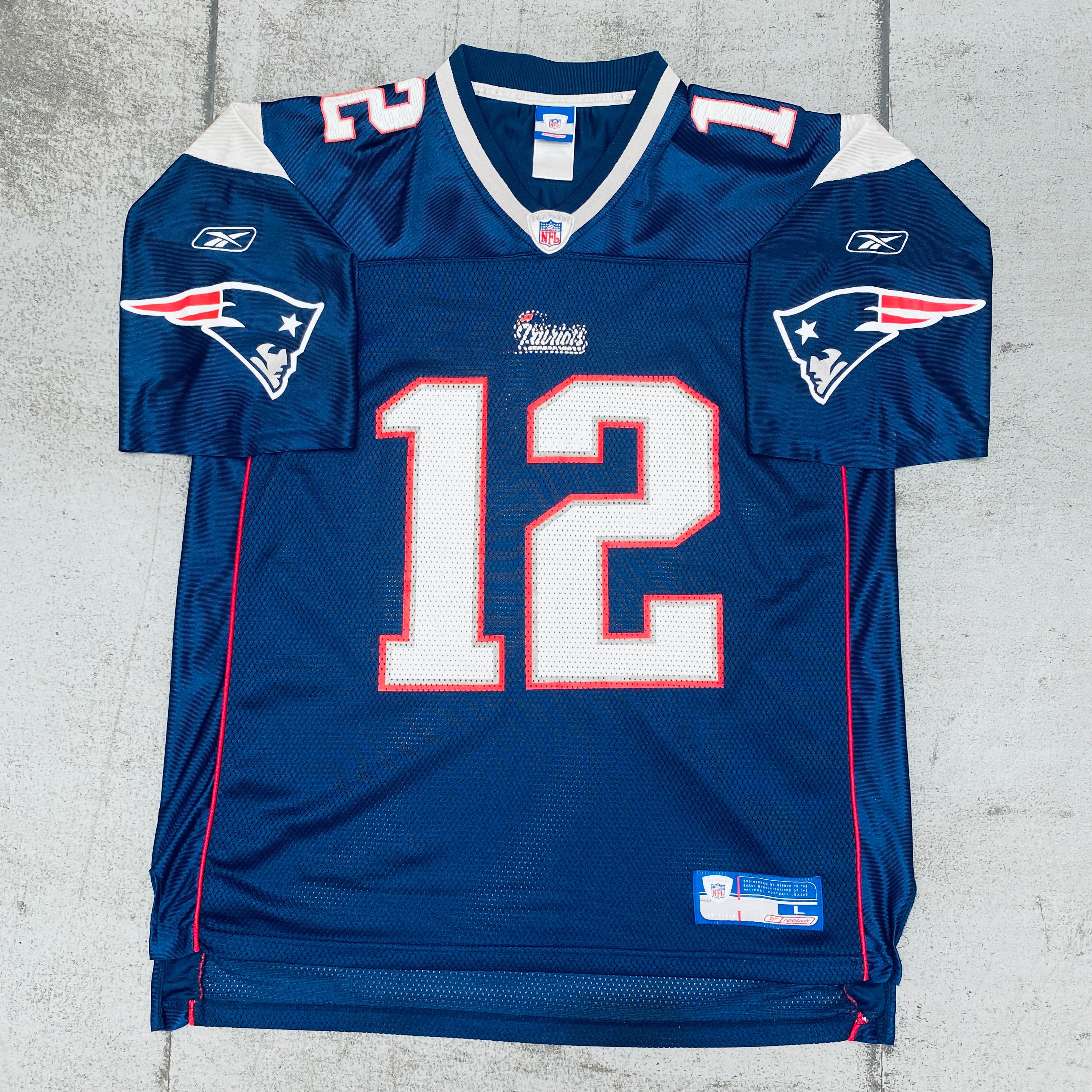Authentic New England Patriots Tom Brady 2002/2003 Replica Jersey (Large) - Perfect for Game Day, Fan Events & Collectors