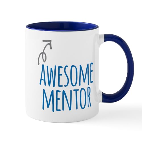 White/Navy Inside - Awesome Mentor Mugs