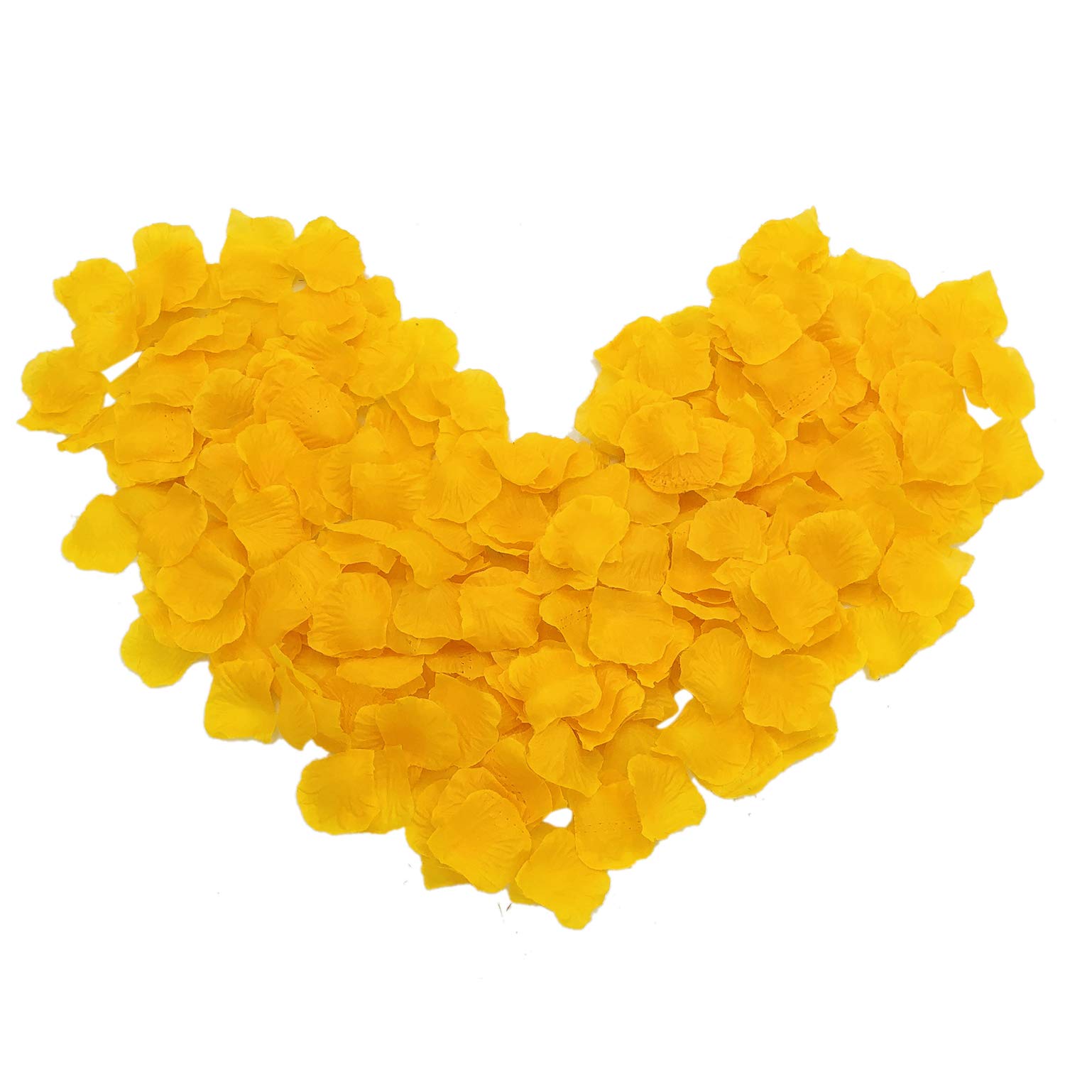 2200 Pcs Premium Silk Rose Petals - Orange Wedding Decorations, Anniversary Party Supplies, Romantic Scatter Flowers for Aisle, Table & Venue Decor