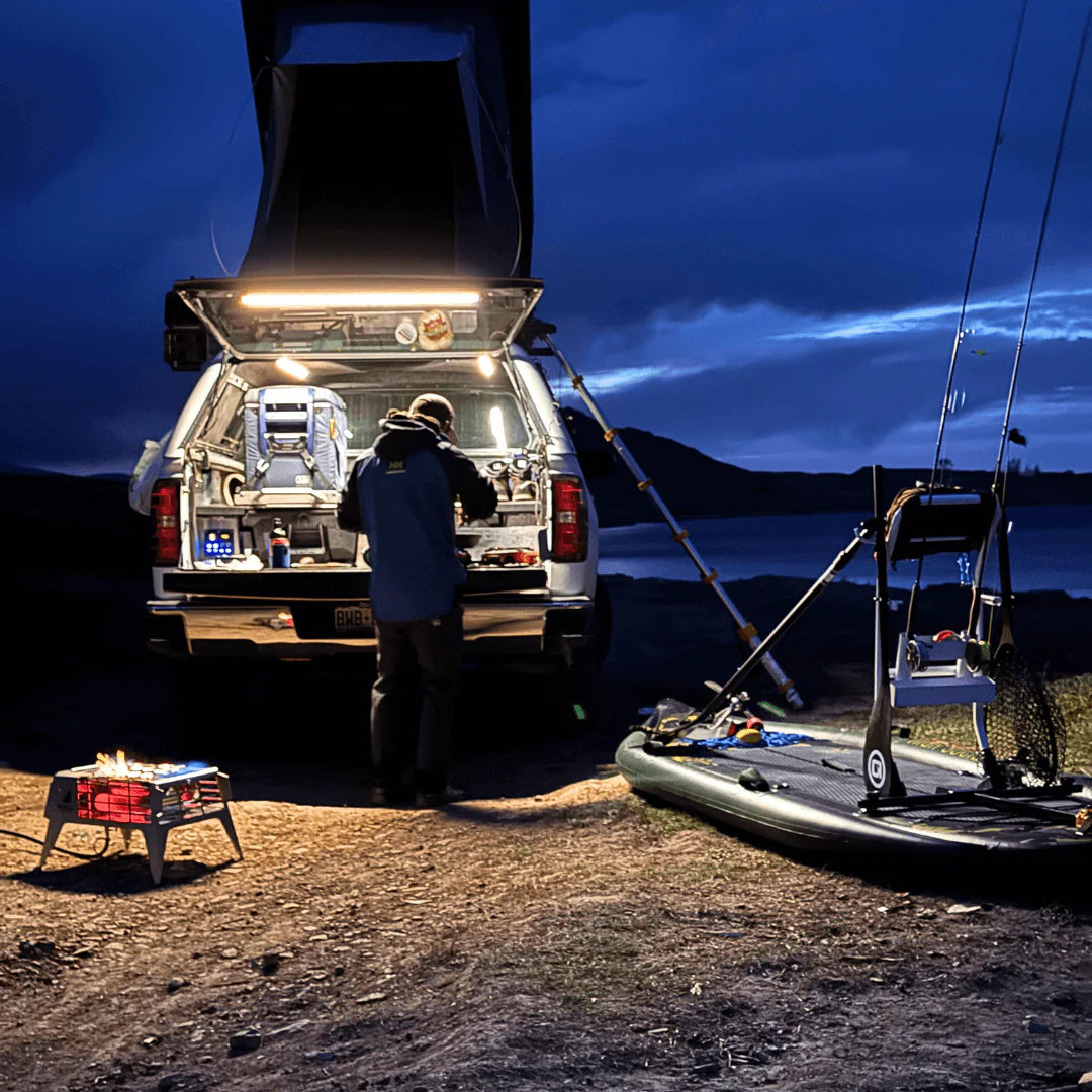 Kingpin V Series 40 LED Light Bar - High Power Off-Road Lighting for Trucks, ATVs & UTVs - Perfect for Night Driving, Camping & Outdoor Adventures