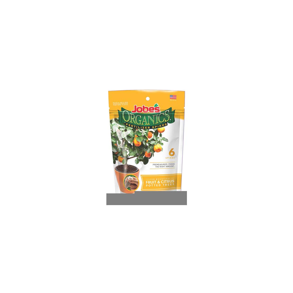 Fertilizer Spikes for Fruit Trees - 6 Pack | Slow-Release Plant Food for Apple, Orange & Citrus Trees | Easy-to-Use Garden Supplies for Home Orchard & Backyard Planting