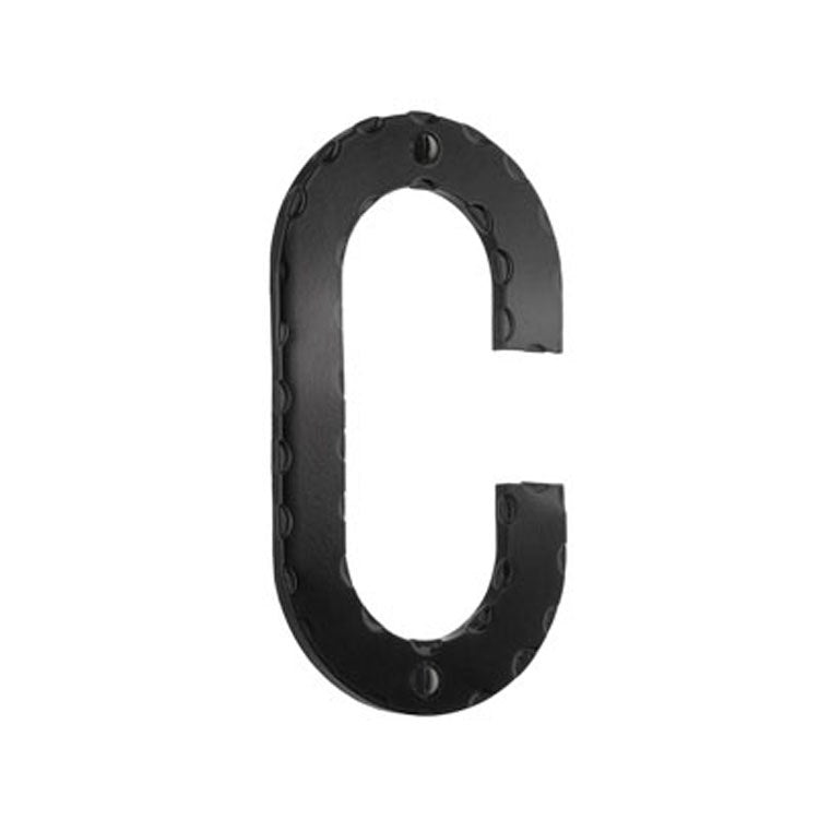 Black 4 3/4 Inch House Address Letters - Durable Metal Mailbox Numbers for Home, Apartment & Business (Set of 4) - Perfect for Mailbox, Front Door & Outdoor Signage