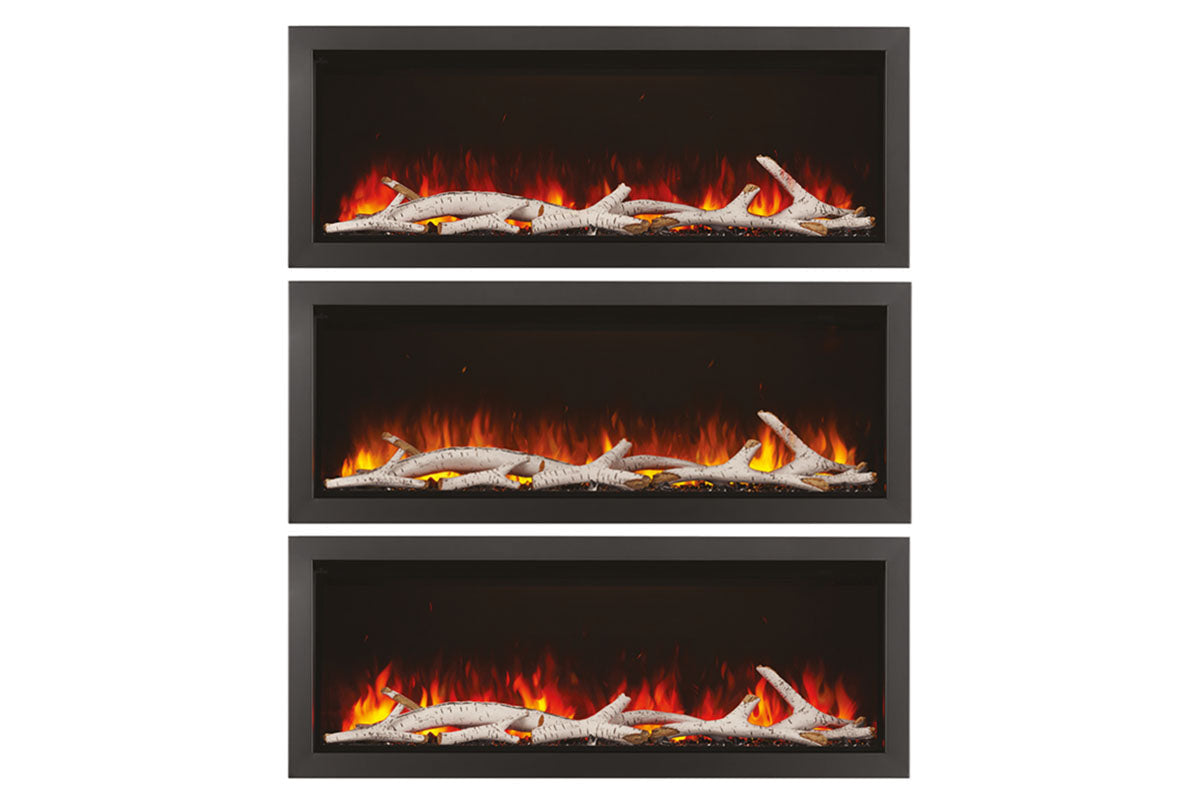 Napoleon Astound 96 Smart Built-In Linear Electric Fireplace - Modern Heating for Living Room, Bedroom & Office | Energy Efficient & Remote Control