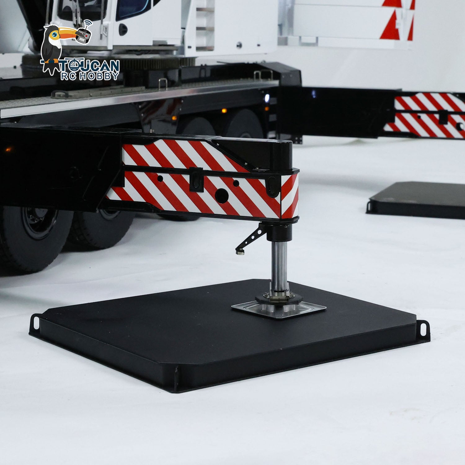 Eyewhale 1/14 Scale RC Hydraulic Mobile Crane Truck - Heavy Duty Construction Vehicle Model with FlySky PL18EV Remote Control - Perfect for Hobbyists, Collectors & Construction Enthusiasts