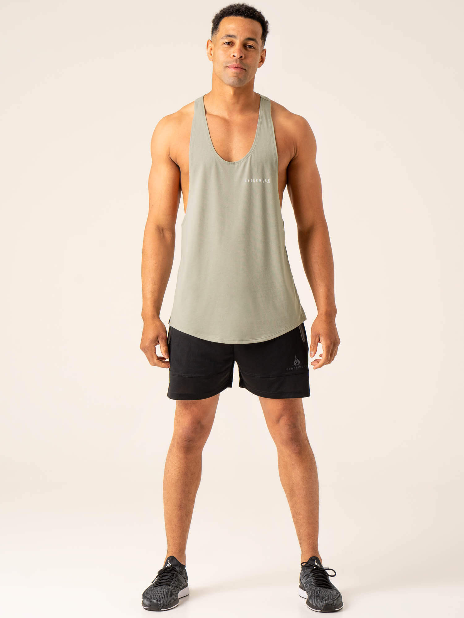 Advanced Stringer T-Back Bikini Top in Sage Green - Perfect for Beach, Pool & Summer Vacations