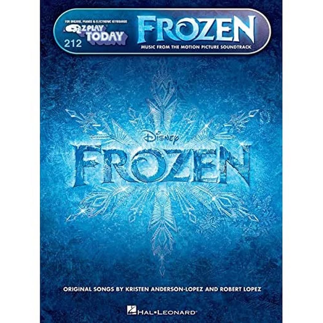 Frozen Movie Soundtrack Piano Book - E-Z Play Today Volume 212 | Easy Piano Sheet Music for Beginners | Perfect for Home Practice, Music Lessons & Disney Fans