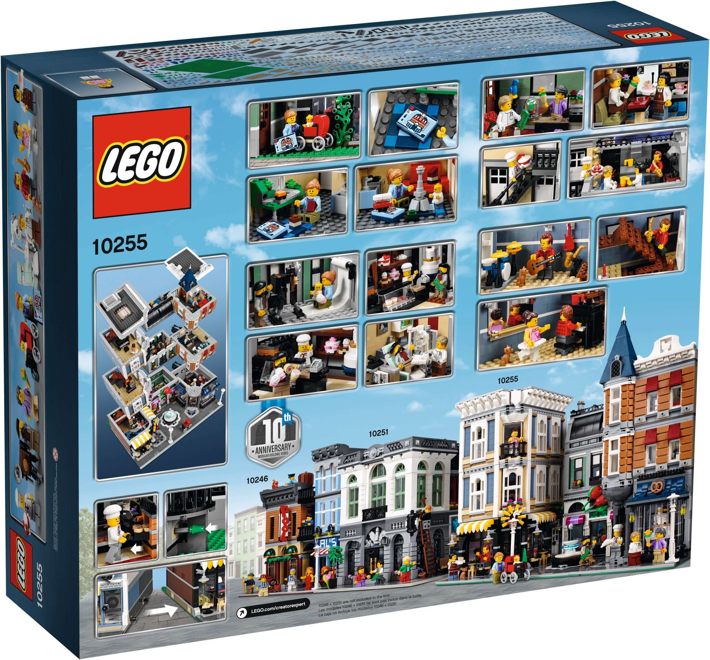 LEGO 10255 Assembly Square Building Set - Modular Creator Expert Collection - 4002 Pieces for Adults & Collectors - Perfect for Display, Gifting & Creative Play