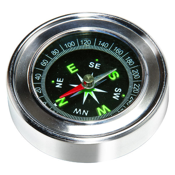 Premium Stainless Steel Compass for Hiking, Camping & Outdoor Adventures - Accurate Navigation Tool for Backpacking, Survival Kits & Map Reading