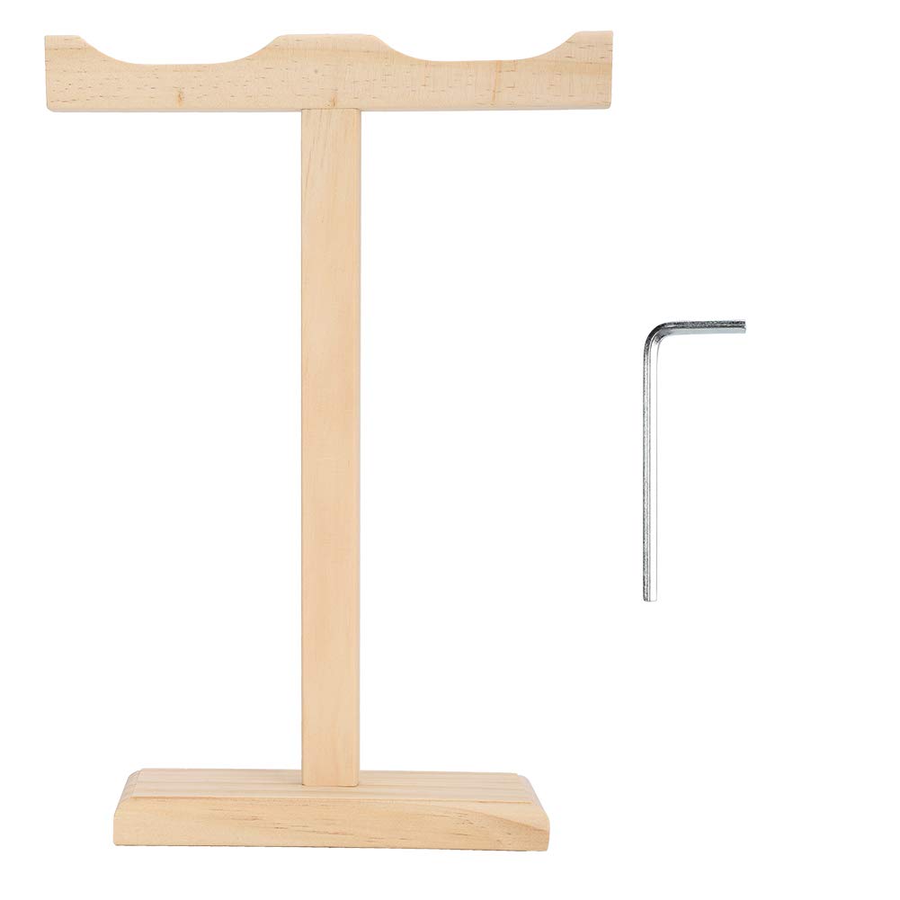Portable Wooden Bird Play Stand - Training Perch for Parrots & Small Birds | Sturdy Play & Exercise Rod for Cage or Home Use