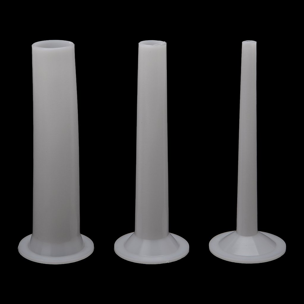 5-Piece Plastic Sausage Filling Tube Set for Meat Grinder - Baking Accessories & Sausage Stuffer Kit for Homemade Sausages, Jerky & Ground Meat - Perfect for Home Kitchen, BBQ Parties & Camping Cooking